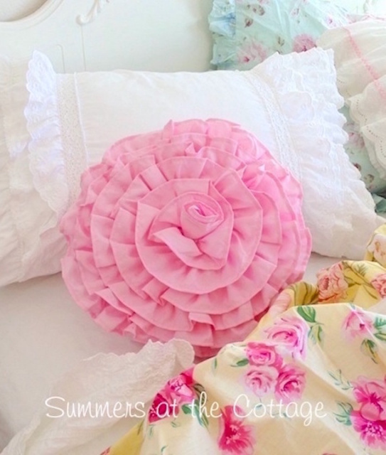 Handmade Crochet Lace Pillow Sham Cover – White/Ecru, Standard Size, 100% Cotton-504805