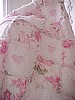 QUEEN COTTAGE SHABBY PINK PEONY ROSES CHIC RAG QUILT