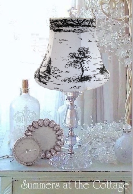FRENCH COUNTRY FARMHOUSE LAMP SHADE COTTAGE CHIC