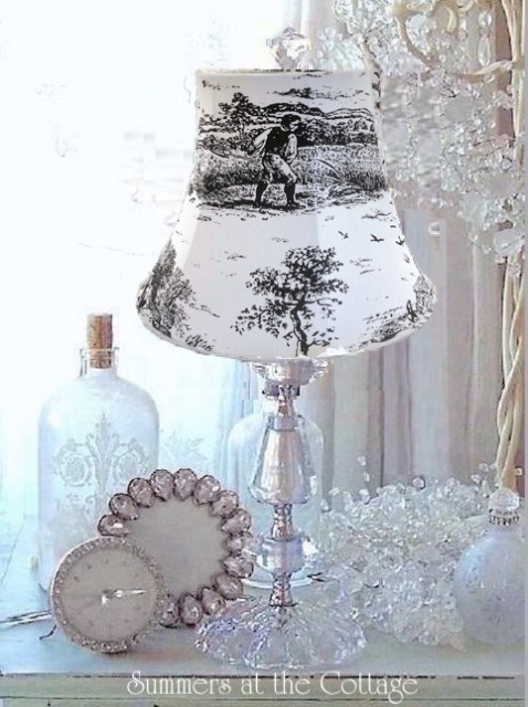 FARMHOUSE FRENCH COUNTRY COTTAGE CHIC LAMP SHADE