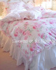 RACHEL ASHWELL SHABBY CHIC WHITE RUFFLED BEDSKIRT DUST RUFFLE