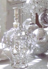 CRYSTAL BEADED CROWN SHABBY HOLIDAY CHIC CHRISTMAS DECORATION SPARKLES