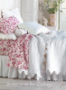 WHITE SEASHELL MATELASSE BEACH COTTAGE CHIC QUILT SET