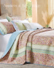 TUSCAN WINE COUNTRYSIDE VILLA COTTAGE QUILTED BEDSPREAD