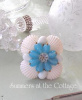 HANDCRAFTED SEASHELLS TURQUOISE BEADS FLOWER DRAWER PULL KNOBS