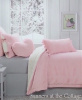 PINK PARFAIT WINTER WHITE SHERPA SOFT COZY QUEEN COMFORTER SET