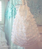 ANTHROPOLOGIE WHITE PETTICOAT RUFFLES PROM NIGHT LAUNDRY BAG