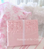 SHABBY COTTAGE CHIC DARLING PINK RUFFLED SHEET SET