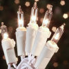 COTTAGE CHIC WHITE CHRISTMAS LIGHTS FOR TREE, WREATH, CRAFTS